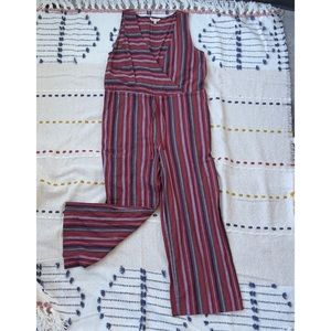 Bridge and Burn Cropped Wide Leg Jumpsuit!